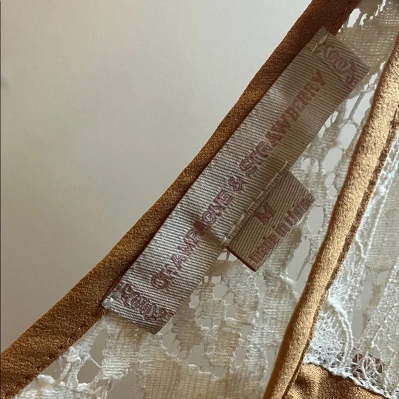 Altard State Corduroy Button Front Mini Skirt + Lelis Crop Top Bundle Size S - Picture 6 of 11